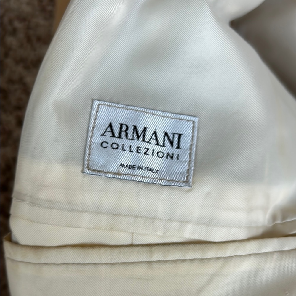 Armani Collezioni Tan Sport Coat Classic Cut - Picture 2 of 7